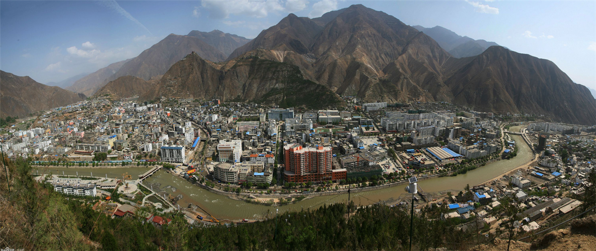 文县县城全景